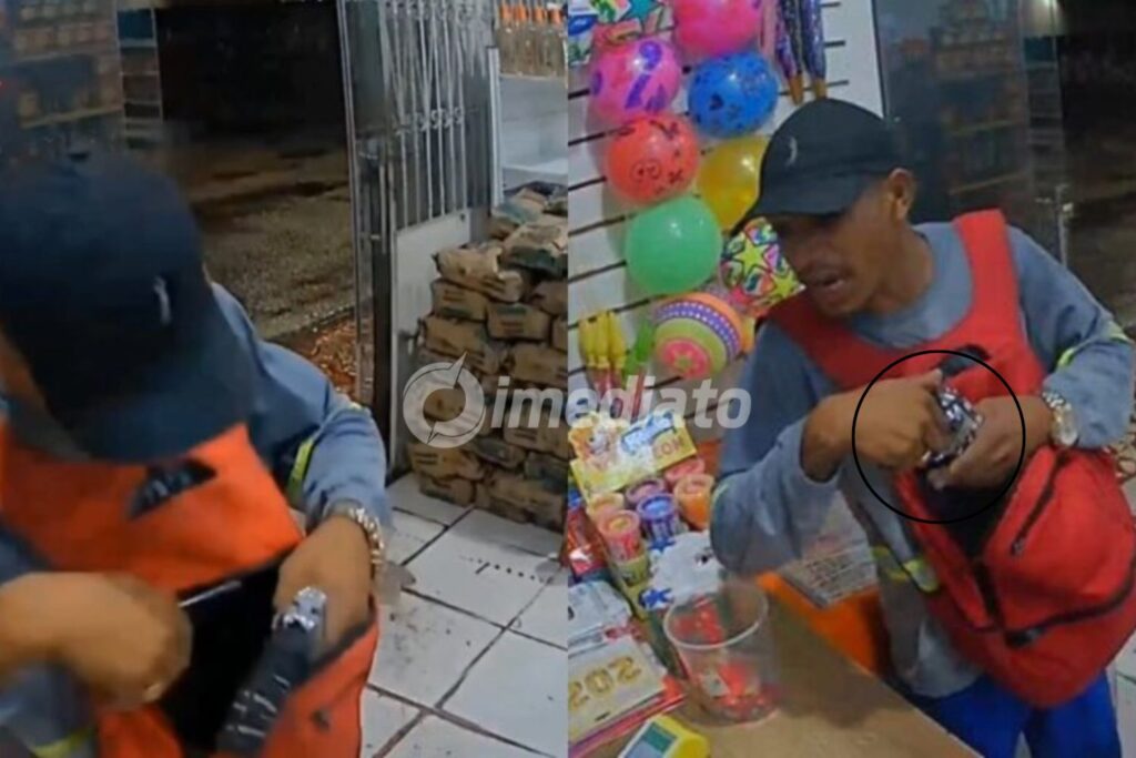 Assalto a Comércio em Manaus: Bandido Rende Funcionárias e Clientes | Segurança em Ação