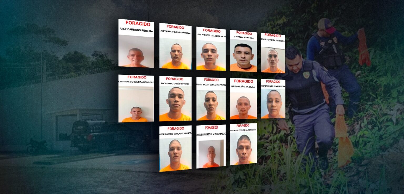 Forças de Segurança Intensificam Buscas por 14 Detentos Fugitivos no Amazonas