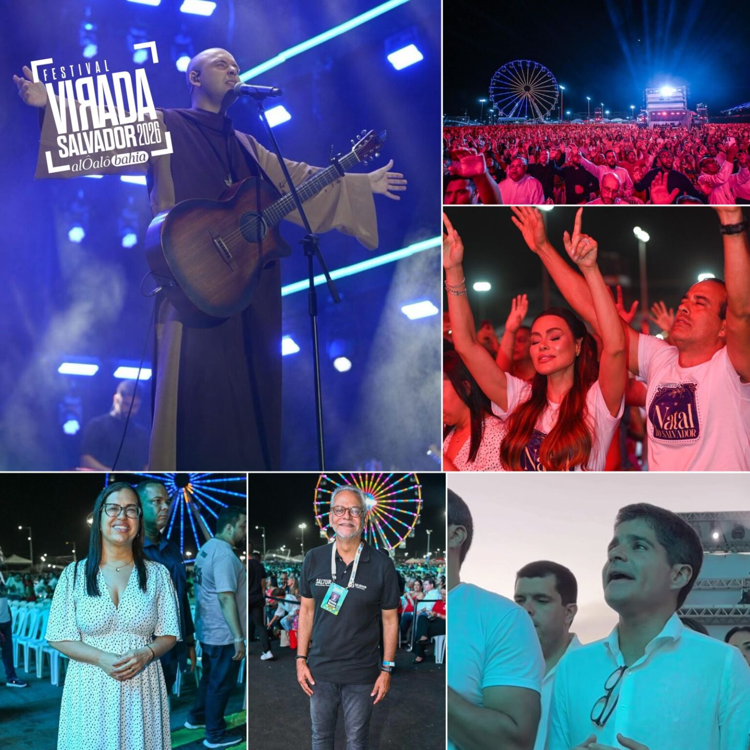 Frei Gilson Atraí Multidão em Show de Natal em Salvador