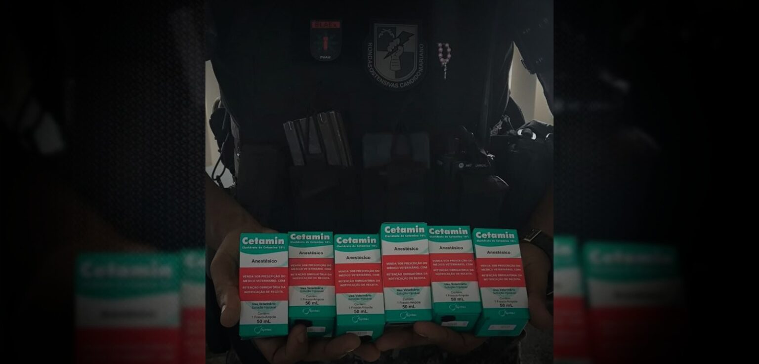 Homem é Detido em Manaus com 18 Ampolas de Cetamina e Outras Drogas