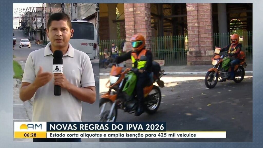 Amazonas Isenta Quase Todas as Motos do IPVA e Lança CNH Social Grátis