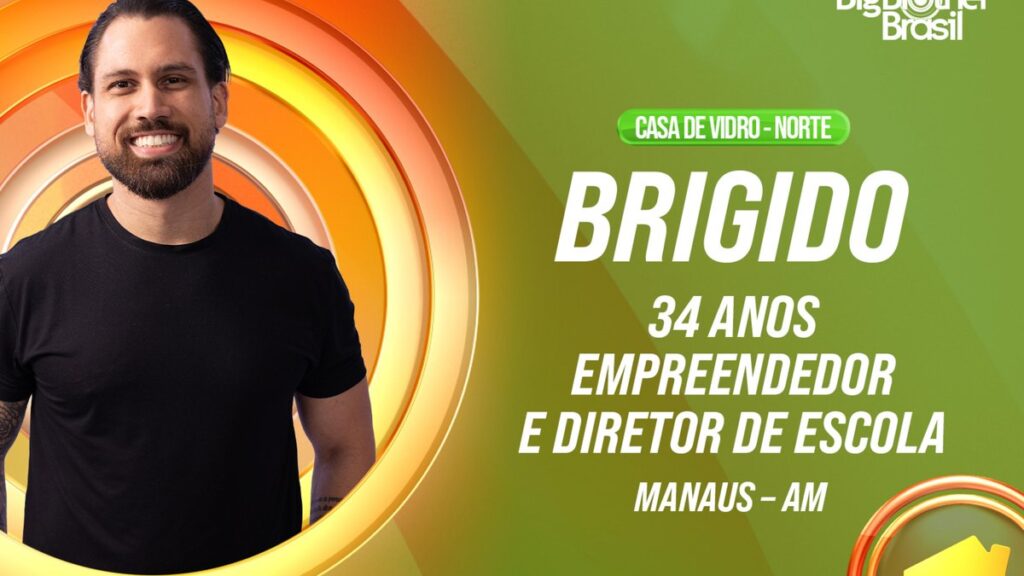 Brigido, de Manaus, é o Primeiro Anunciado do BBB 26 e Entra na Casa de Vidro