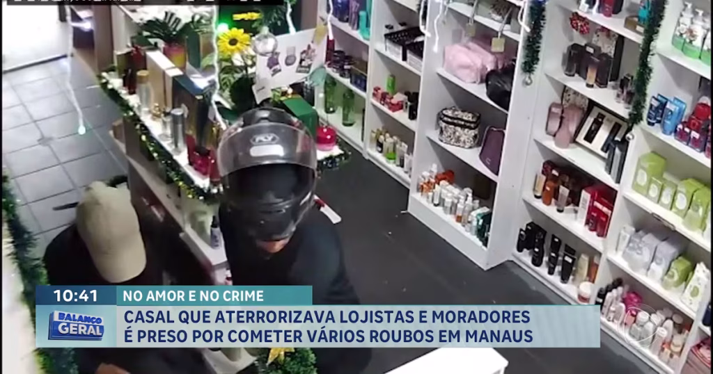 Casal 'Bonnie e Clyde' é Detido em Manaus Após Sequência de Roubos em Lojas