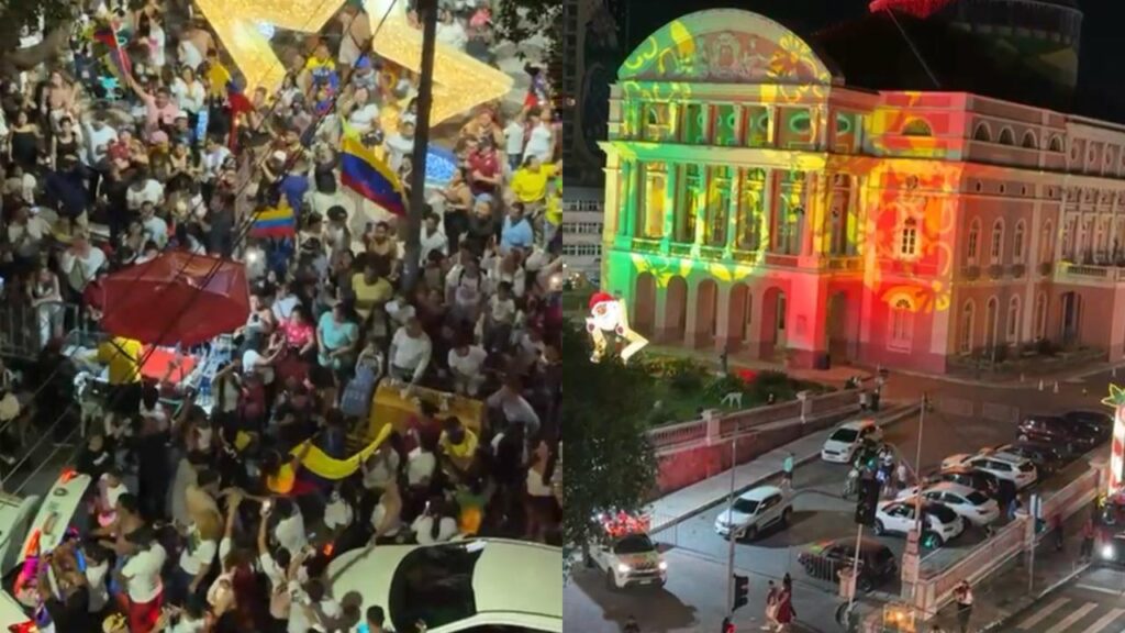 Venezuelanos em Manaus Comemoram Captura de Nicolás Maduro