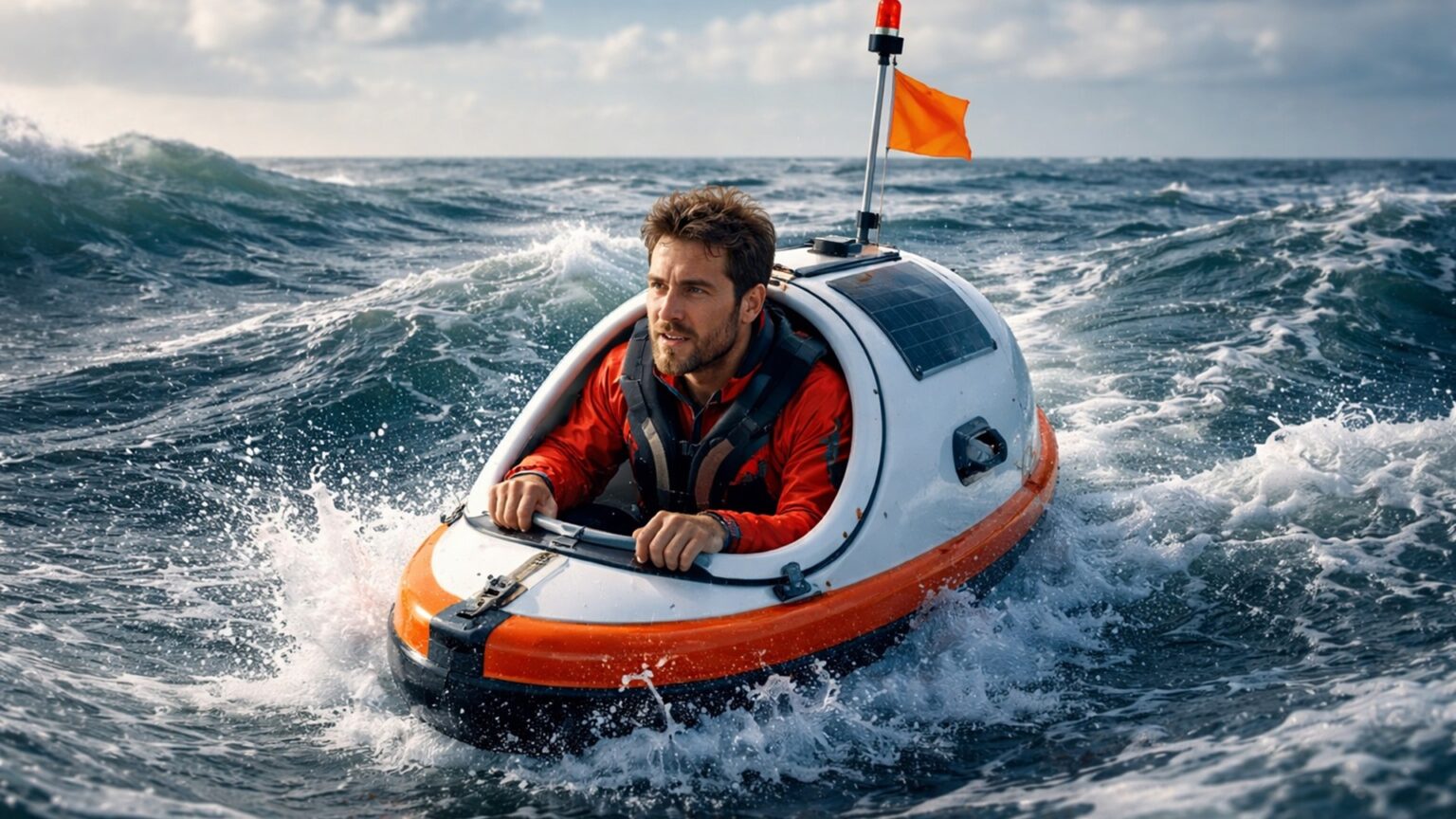 Aventura Inusitada: Homem Tenta Atravessar o Atlântico em Barco de Apenas 90 cm