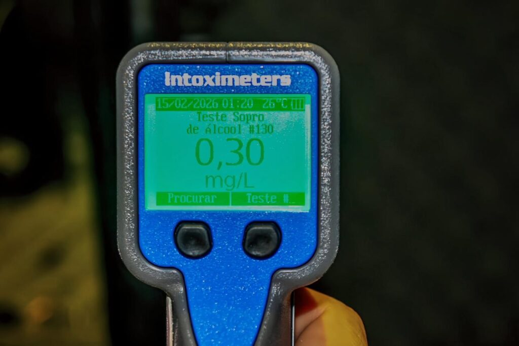 Lei Seca em Manaus: Flagrantes de Álcool no Trânsito Caem 44% Durante o Carnaval