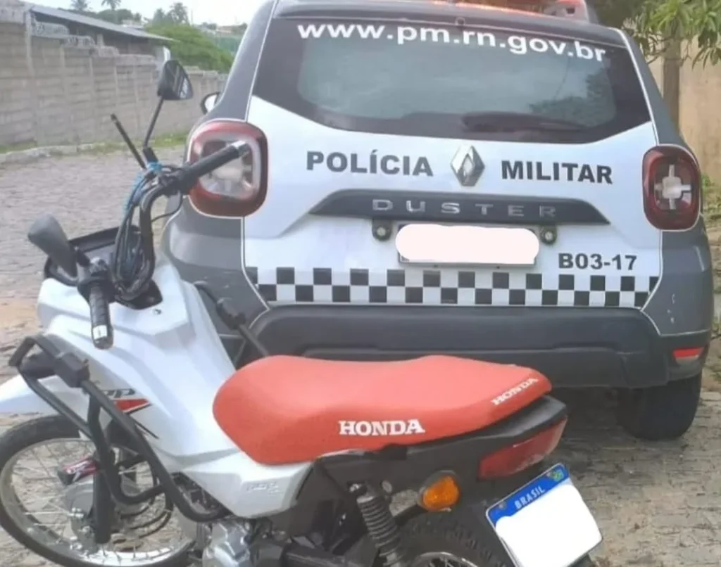 Motocicleta Roubada é Recuperada em Menos de 24 Horas em Parnamirim