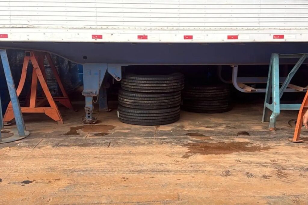 Sefa Apreende Carga de Pneus no Pará Avaliada em R$ 260 mil