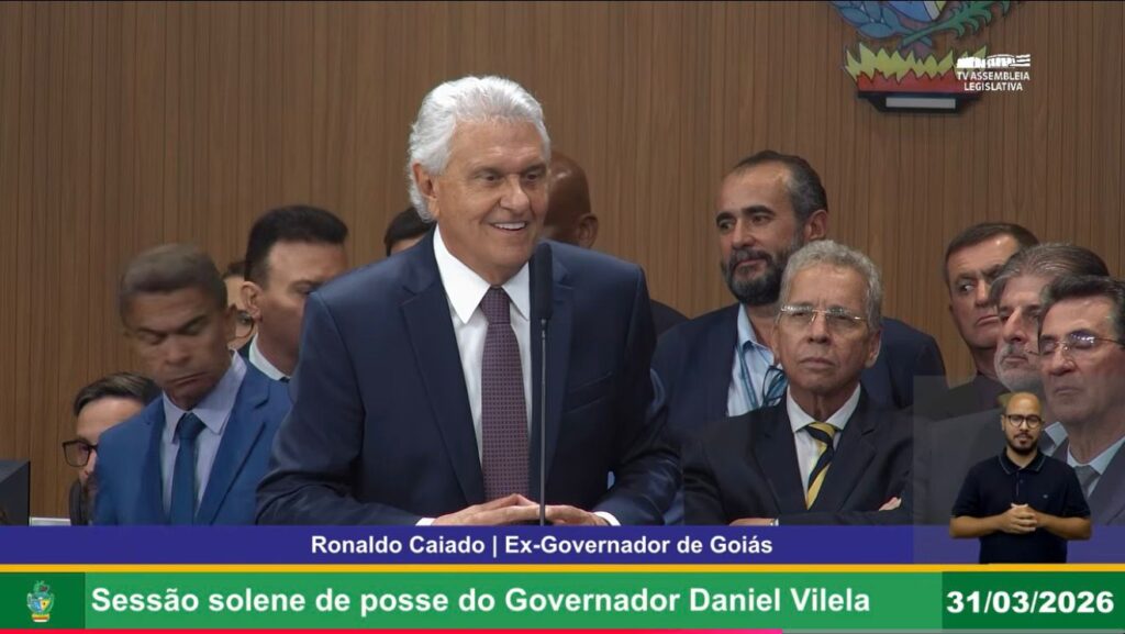 Caiado Se Despede da Governadoria e Fala Contra Corrupção e Radicalismo Caiado Se Despede da Governadoria e Fala Contra Corrupção e Radicalismo