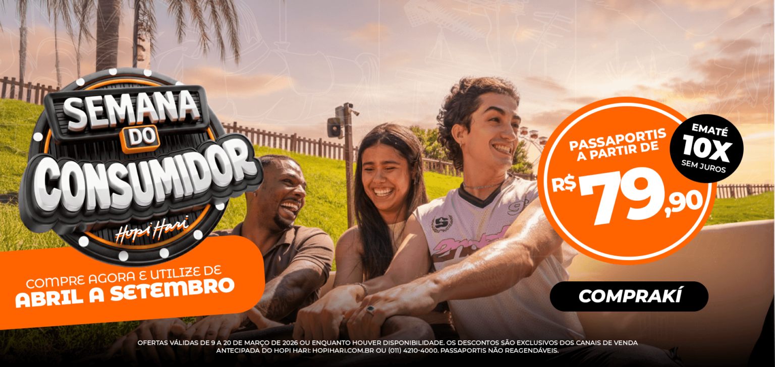 Hopi Hari Lança Promoção Imperdível com Ingressos para 2026 e Eventos Especiais