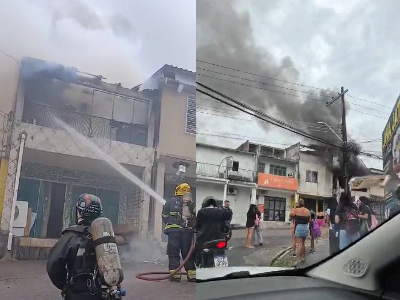 Incêndio em Residência no Conjunto Hiléia Mobiliza Bombeiros e Deixa Moradores em Alerta Incêndio em Residência no Conjunto Hiléia Mobiliza Bombeiros e Deixa Moradores em Alerta