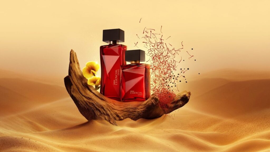 Natura Apresenta Essencial Safran: A Nova Fragrância que Une Luxo e Cultura