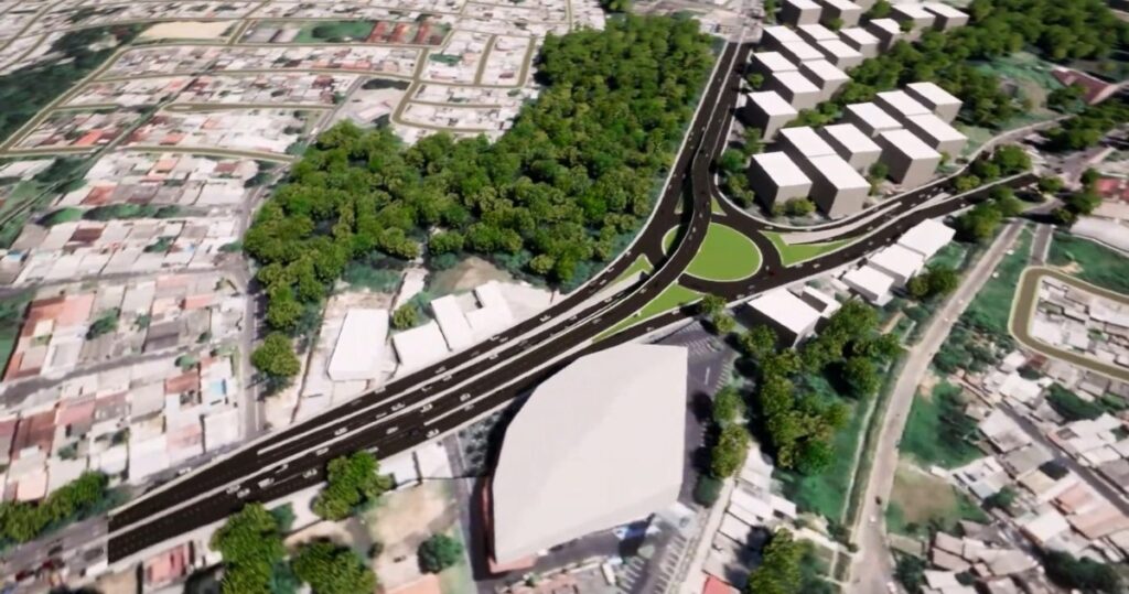 Obras do Passarão Bloqueiam Retorno na Avenida Coronel Teixeira em Manaus