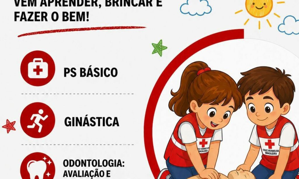 Cruz Vermelha Realiza Tardezinha Voluntária em Manaus: Aprendizado e Diversão para as Crianças