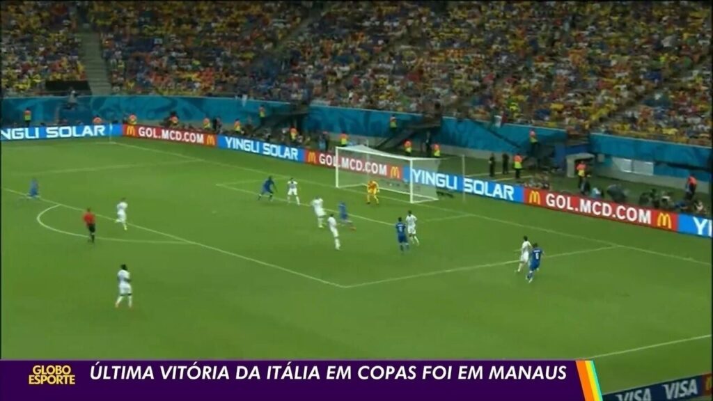 Manaus: O Último Gol e a Última Vitória da Itália em Copas do Mundo Manaus: O Último Gol e a Última Vitória da Itália em Copas do Mundo