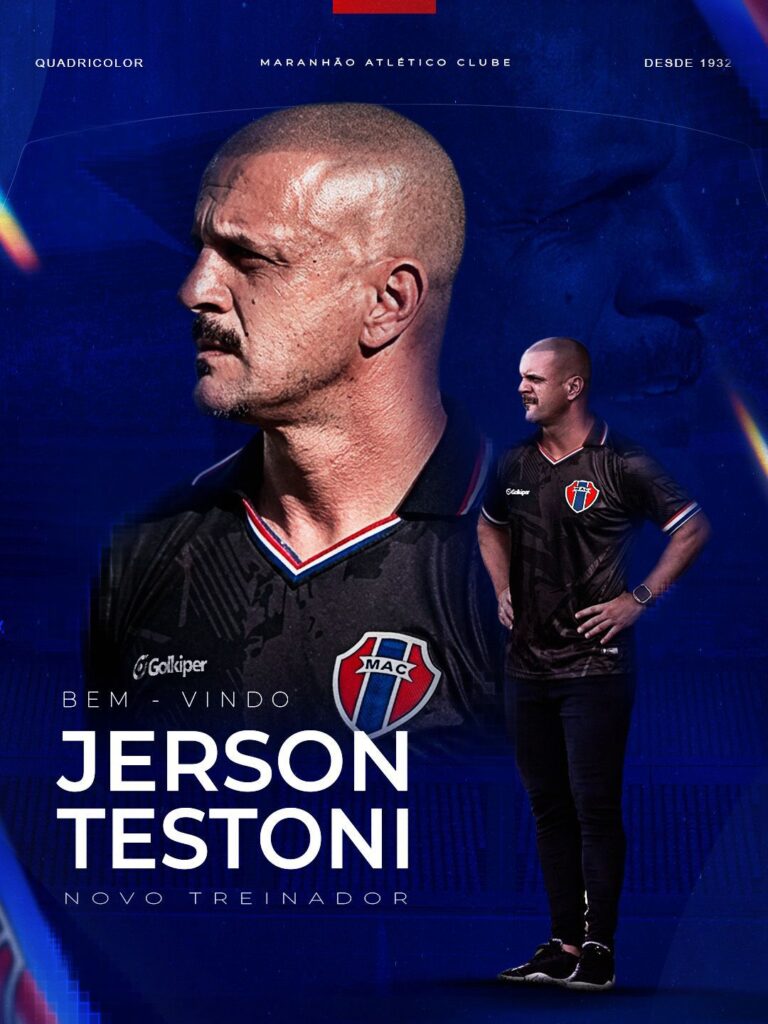 Maranhão A.C. apresenta Jerson Testoni como novo técnico: confira a novidade para o clube