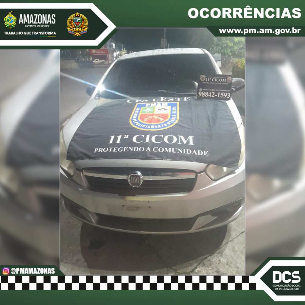 Polícia Militar do Amazonas Recupera Veículo Robado em Manaus