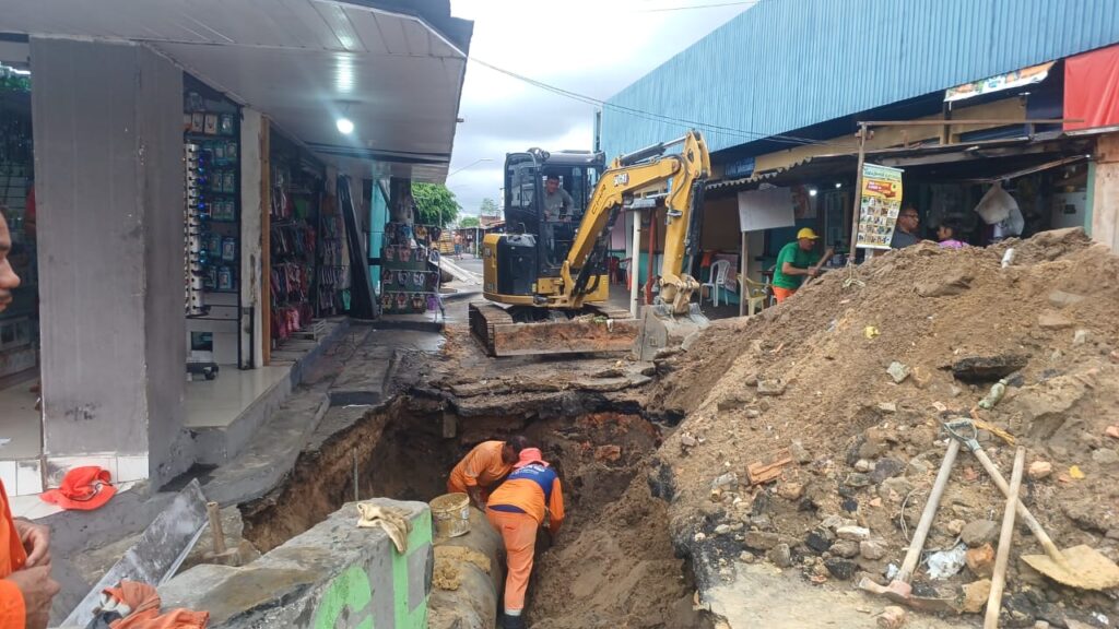 Prefeitura de Manaus Inicia Substituição de Rede de Drenagem no Bairro Betânia