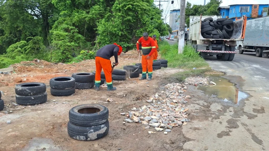 Prefeitura de Manaus requalifica área de descarte irregular no Cidade Nova