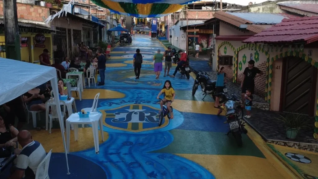 Decoração e festa nas ruas de Manaus para a Copa do Mundo 2026 com tradição e cultura Decoração e festa nas ruas de Manaus para a Copa do Mundo 2026 com tradição e cultura