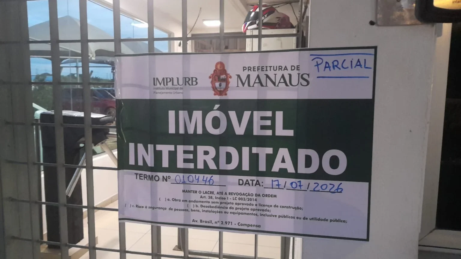 Prefeitura de Manaus interdita parcialmente fábrica da Innova após análise técnica Prefeitura de Manaus interdita parcialmente fábrica da Innova após análise técnica