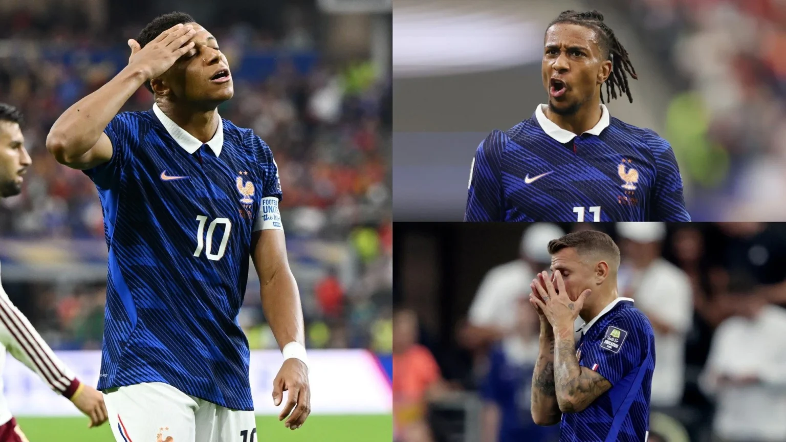 Avaliação dos Jogadores da França na Derrota Contra a Espanha: Mbappé e Olise Sem Destaque, Digne em