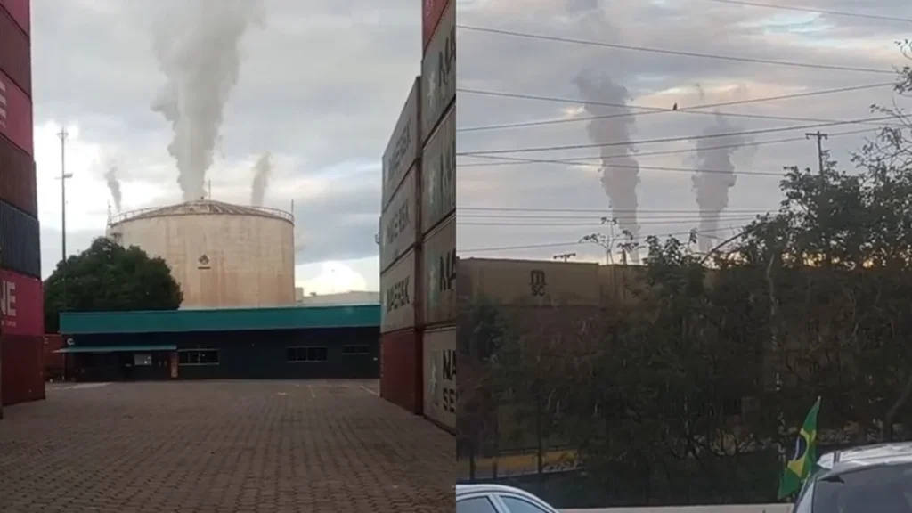 Superaquecimento em Tanque Causa Vazamento de Gás no Distrito Industrial de Manaus